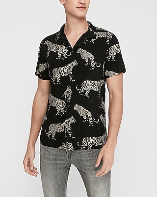 shirt with tiger print