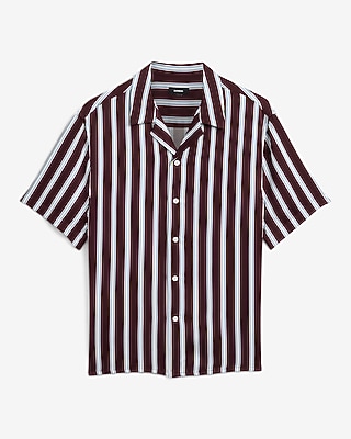 Striped Short Sleeve Resort Shirt - thumbnail 4
