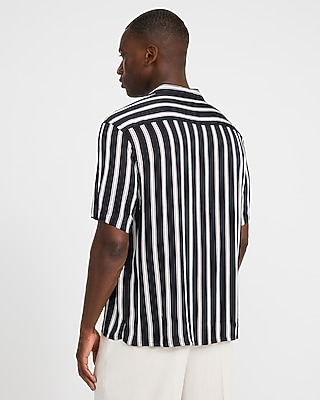 Striped Short Sleeve Resort Shirt