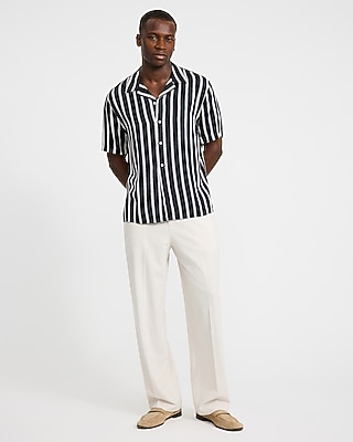 Striped Short Sleeve Resort Shirt