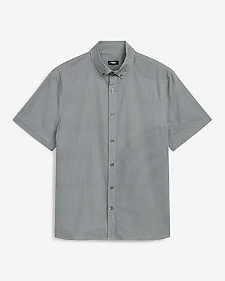 Mini Check Cotton Soft Wash Short Sleeve Shirt
