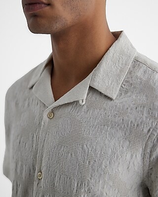 トップス DECHINE OPEN COLLAR SHORT SLEEVE SHIRT DECHINE OPEN COLLAR SHORT SLEEVE SHIRT