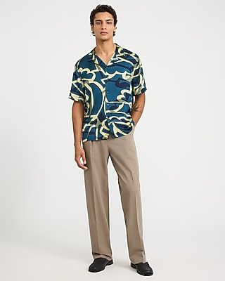Abstract Geo Short Sleeve Resort Shirt