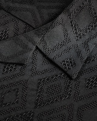Textured Diamond Short Sleeve Shirt