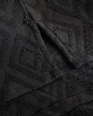 Textured Diamond Short Sleeve Shirt