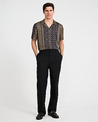 Geo Striped Short Sleeve Resort Shirt