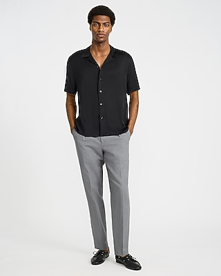 Solid Short Sleeve Resort Shirt