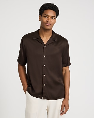 Solid Short Sleeve Resort Shirt