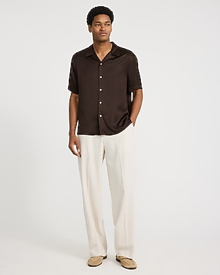 Solid Short Sleeve Resort Shirt