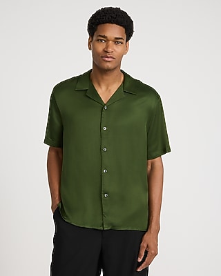express green dress shirt Express Men's Green Dress Shirt - Size Medium (New)