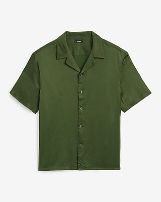 Solid Short Sleeve Resort Shirt