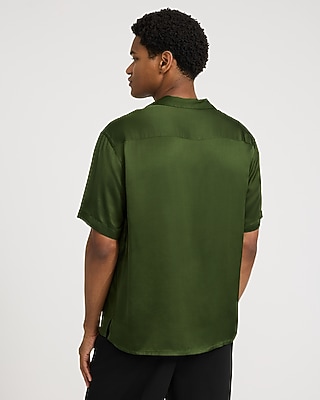 Solid Short Sleeve Resort Shirt