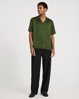 Solid Short Sleeve Resort Shirt