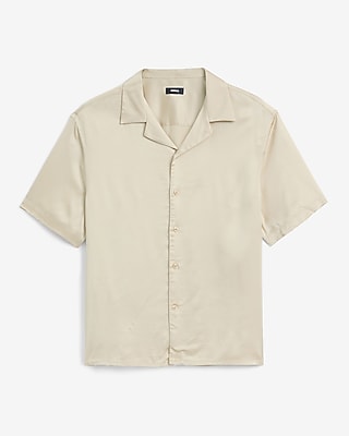 Solid Short Sleeve Resort Shirt