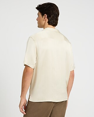 Solid Short Sleeve Resort Shirt