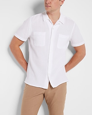 express short sleeve dress shirt