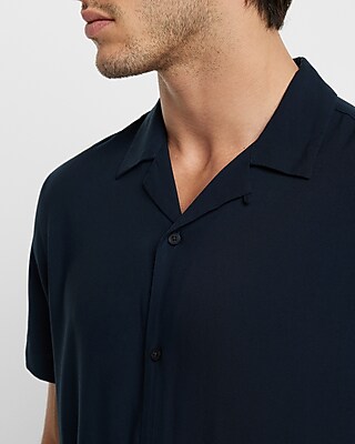トップス 50s solid rayon shirt \