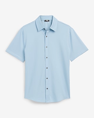 Mini Plaid Wrinkle-Resistant Everyday Performance Short Sleeve Dress Shirt
