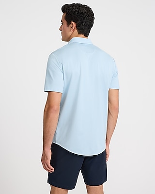 Mini Plaid Wrinkle-Resistant Everyday Performance Short Sleeve Dress Shirt