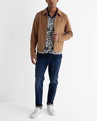 Bordered Paisley Rayon Short Sleeve Shirt