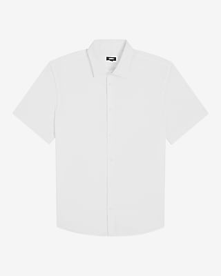 Slim Short Sleeve Cotton Stretch 1MX Dress Shirt