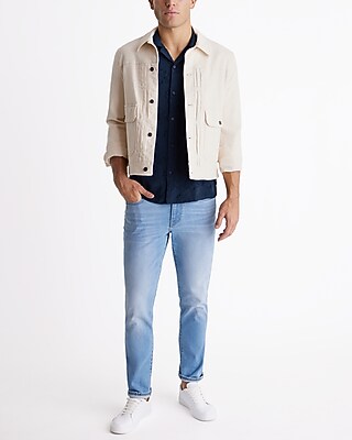 Textured Floral Rayon Short Sleeve Shirt - image 4