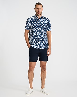 Floral Stretch Modern Tech 1MX Dress Shirt