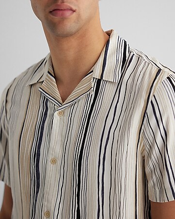 Cotton Short-Sleeved Shirt - Men - Ready-to-Wear