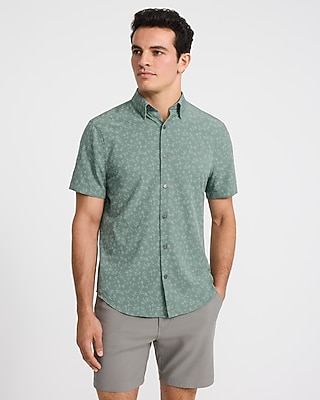 Mini Floral Wrinkle-resistant Everyday Performance Short