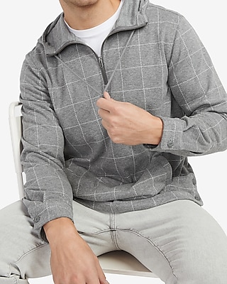 express fuzzy quarter zip