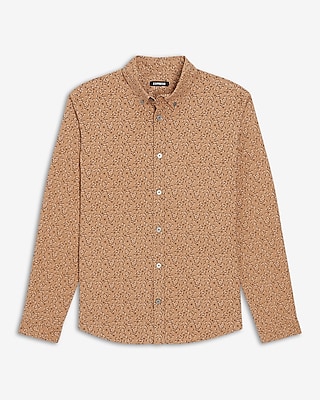 Ditsy Floral Stretch Corduroy Shirt