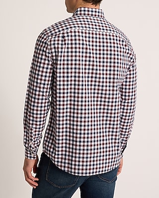 Plaid Check Cotton Soft Wash Shirt