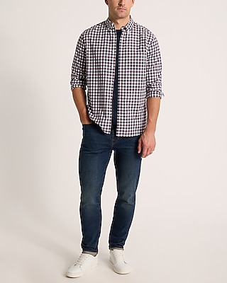 Plaid Check Cotton Soft Wash Shirt