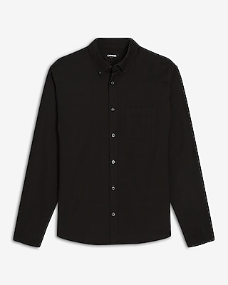 Solid Stretch Oxford Shirt