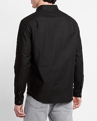 Solid Stretch Oxford Shirt