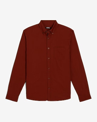 Solid Stretch Oxford Shirt