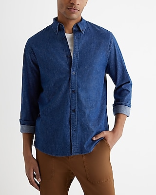 Dark Wash Denim Shirt