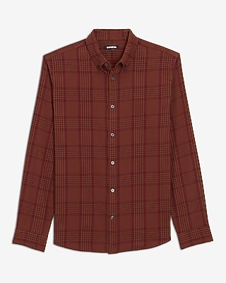 Plaid Stretch Flannel Shirt