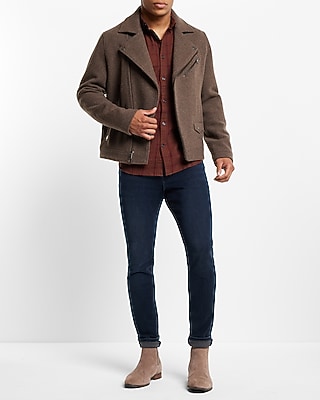 Plaid Stretch Flannel Shirt