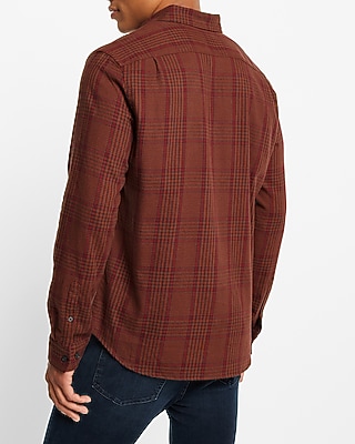Plaid Stretch Flannel Shirt