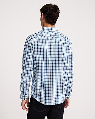 Textured Grid Plaid Shirt - image 2