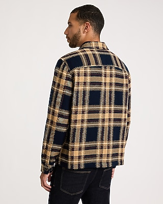 Plaid Cotton Shirt Jacket