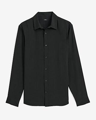 Sueded Textured Long Sleeve Shirt