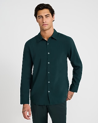men's dark green dress shirt Button Down Shirts Pop culture's 15 most Finish:silver in_six_month Long sleeve or tumble dry gently