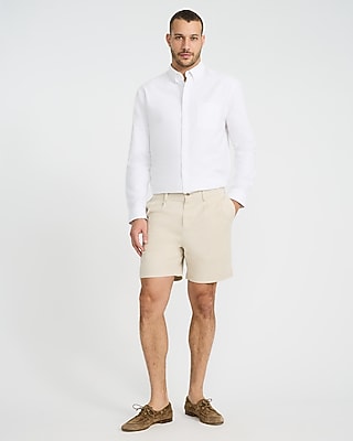 Regular Solid Cotton Long Sleeve Oxford Shirt