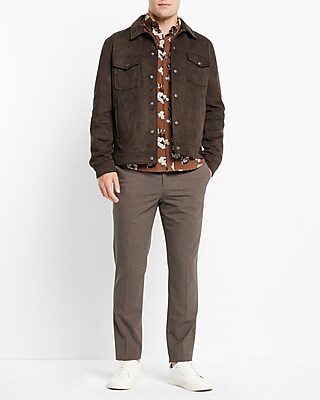 Floral Stretch Corduroy Shirt