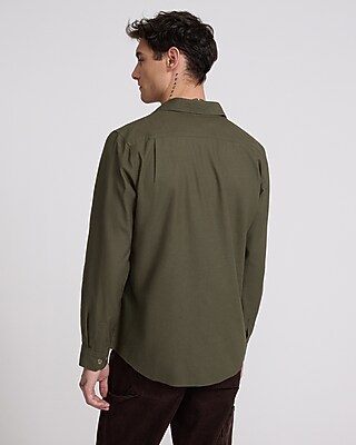 Cotton-Blend Buttoned Pocket Shirt