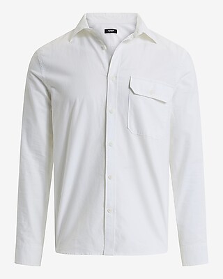 Buttoned Pocket Cotton Soft Wash Shirt