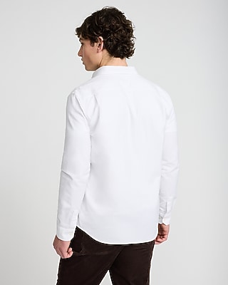 Chest Pocket Cotton Oxford Shirt