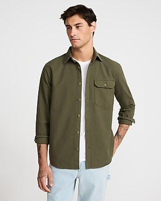 Chest Pocket Cotton Oxford Shirt - thumbnail 7